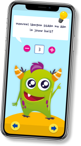 Met de b-wuzzt app spelenderwijs bewustzijn creeren voor co2 en milieu.